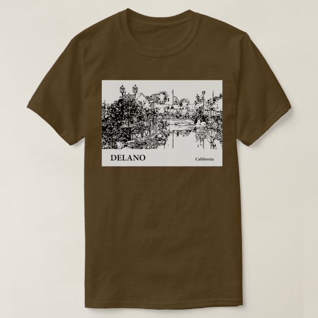 Camiseta Delano California TShirt 2 (Frente do Design)