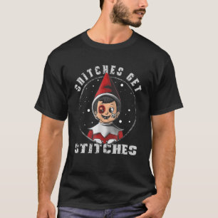 Camiseta Délatores São Costurados O Natal do Elfo Délatores