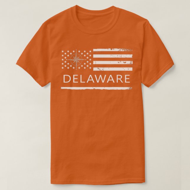 Camiseta Delaware DE Viagem para para Delaware Love (Frente do Design)