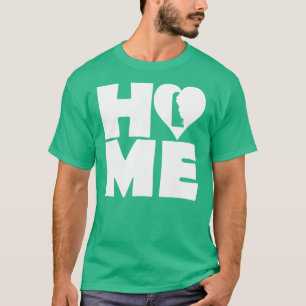 Camiseta Delaware Home Heart State Tees