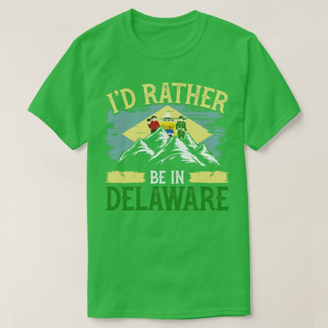 Camiseta Delaware Home State Souvenir (Frente do Design)