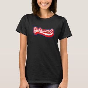 Camiseta Delaware Retro EUA Estado Porto Rico Prêmio de Ban