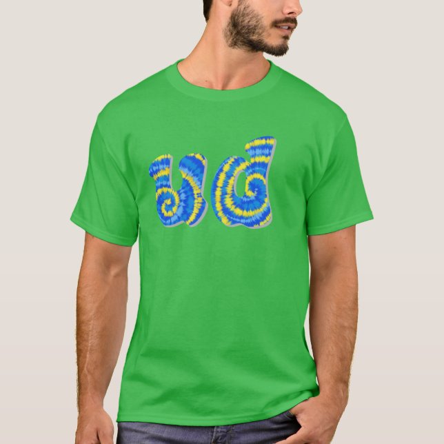 Camiseta Delaware tie dye Oversized (Frente)