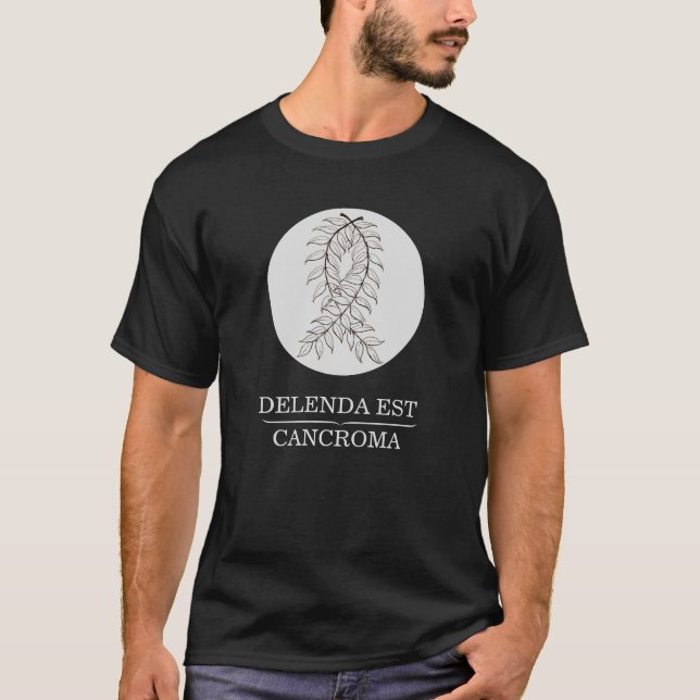 Camiseta Delenda est Cancroma (Frente)