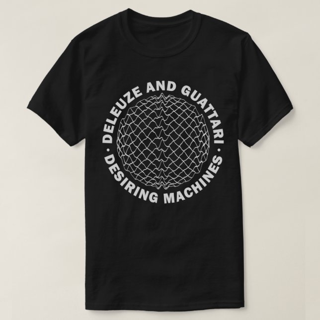 Camiseta Deleuze e Guattari (Frente do Design)