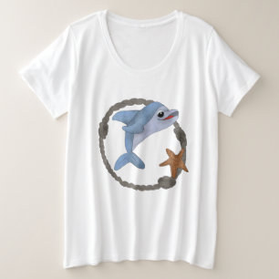 Camiseta Delfim pequeno