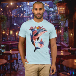 Camiseta Delfín Abstracto y Moderno
