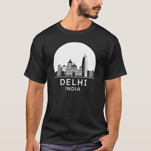 Camiseta Delhi City India (Frente)