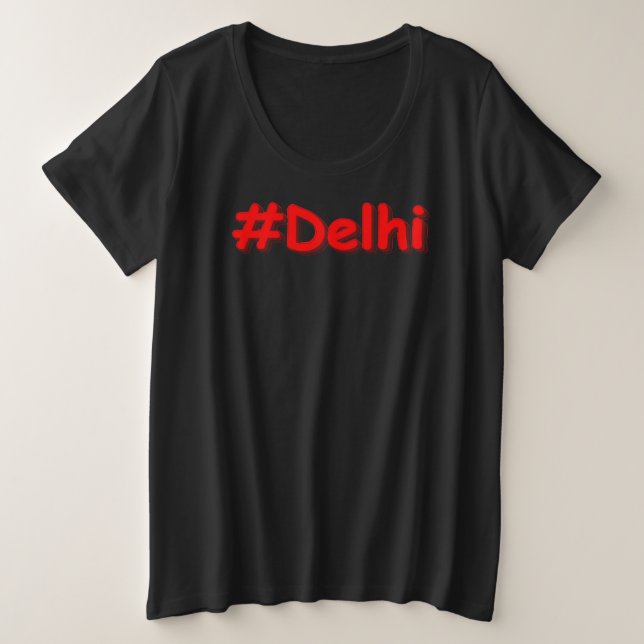 Camiseta "#Delhi" Design. Comprar Agora (Frente do Design)