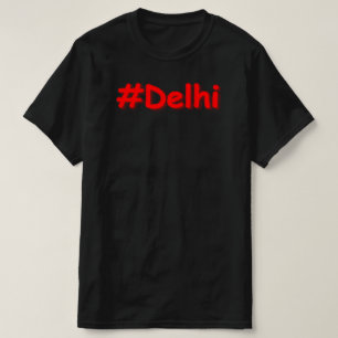 Camiseta "#Delhi" Design. Comprar Agora
