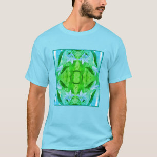 Camiseta Delicar Flores Lilosas Abstrato
