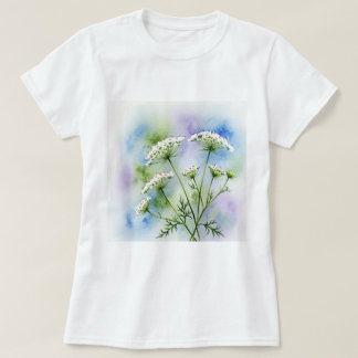 Camiseta Delicate white flowers