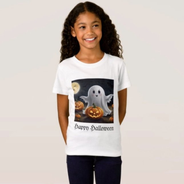 Camiseta Delícia Assustadora: Diversão Fantasmagórica de Ha (Comfy tri-blend women’s tee feminine fit, scoop neck, short sleeves, relaxed fit.  
)