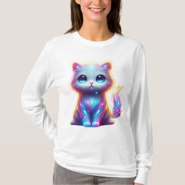 Camiseta Delícia Colorida de Gato