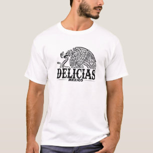 Camiseta Delicias Mexico Eagle Retro Vintage se aflita