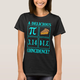 Camiseta Deliciosa Coincidência Pi Day Pover Professor de M