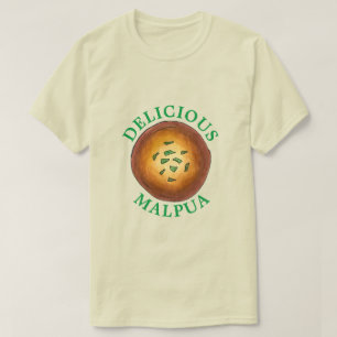 Camiseta Deliciosa Malpua Indian Pancake Mithai Sweets