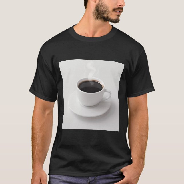 Camiseta Deliciosa Xícara de Café Americano (Frente)