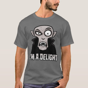 Camiseta Deliciosamente Horrível Vampiro Travesso