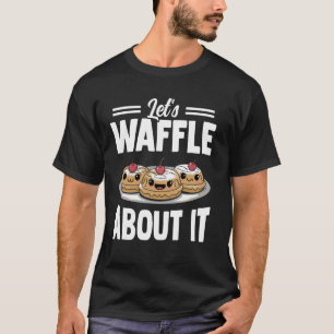 Camiseta Delicioso Lanche de Café da Manhã de Waffle Favori