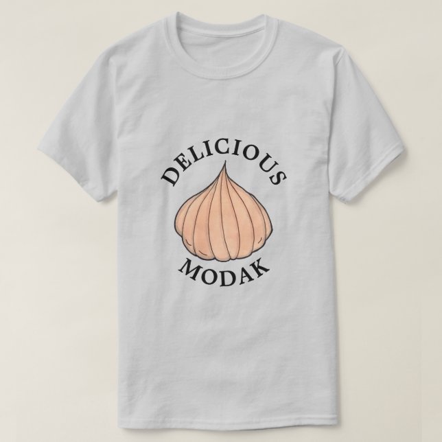 Camiseta Delicioso Modak Coconut Mithai Indian Sweet (Frente do Design)
