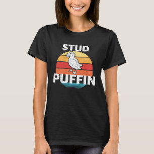 Camiseta Delicioso Muffin de Papagaio-do-mar Estudioso Troc