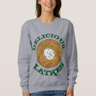 Camiseta Delicioso Trava Comida judaica de cozinha Hanukkah