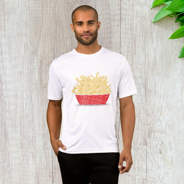 Camiseta Deliciosos Fries Franceses - Comida Rápida (Criador carregado)