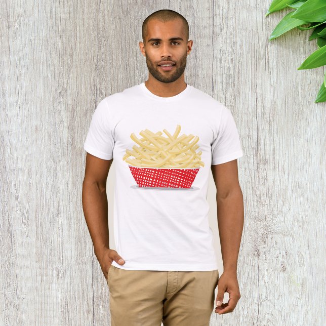 Camiseta Deliciosos Fries Franceses - Comida Rápida (Criador carregado)