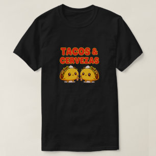 Camiseta Deliciosos Tacos & Cervezas Design de Desenho Anim
