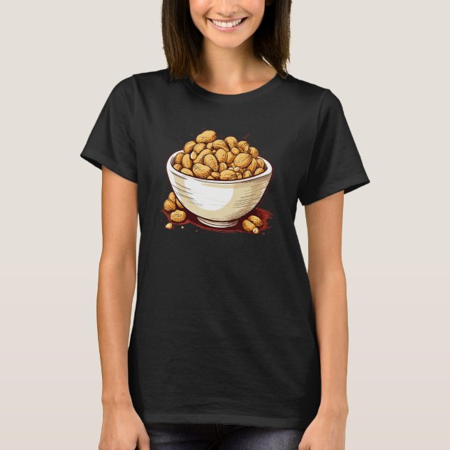 Camiseta Delicious Peanuts Bowl (Frente)
