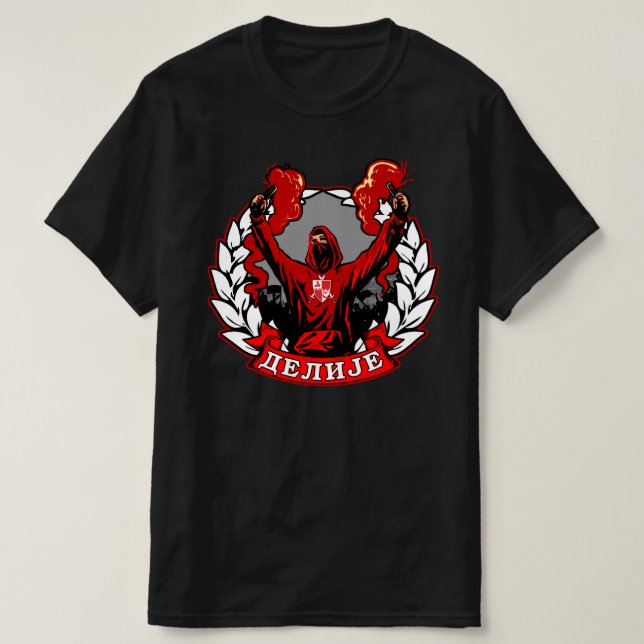 Camiseta Delije Norte (Frente do Design)