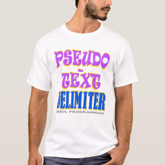 Camiseta Delimitador de Pseudo-Texto na Programação do Cobo