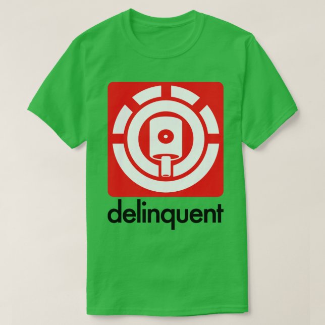 CAMISETA DELINQUENTE (Frente do Design)
