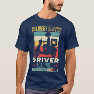 Camiseta Delivery Service Driver Courier Food Delivery Guy