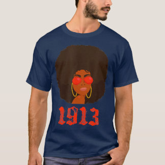 Camiseta Delta 1913 Esposa de Irmandade Mãe Sigma paraphern