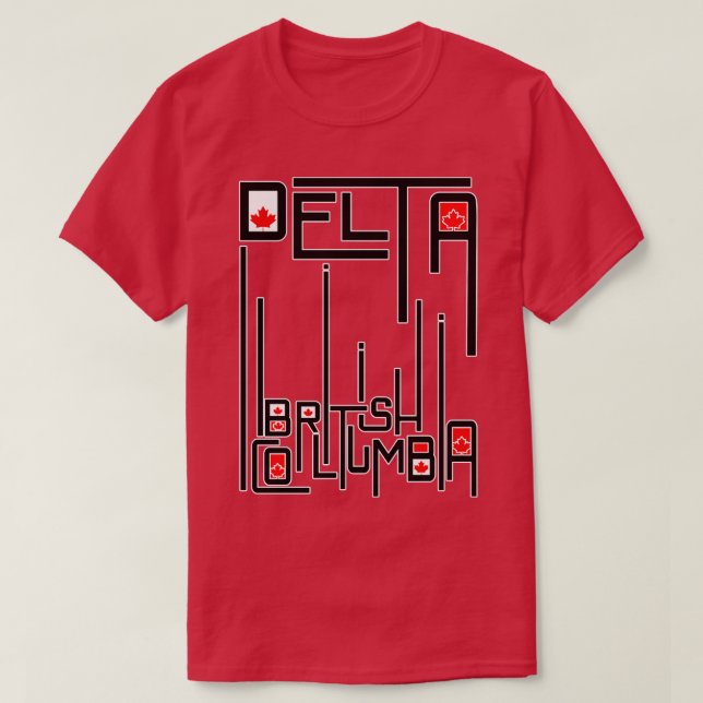 Camiseta Delta British Columbia (Frente do Design)