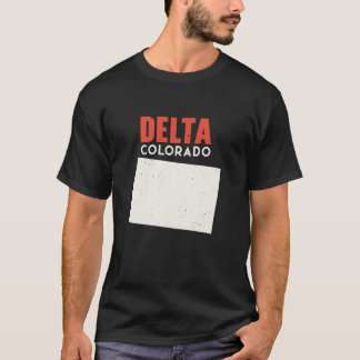 Camiseta Delta Colorado EUA State America Viagem Coloradoan