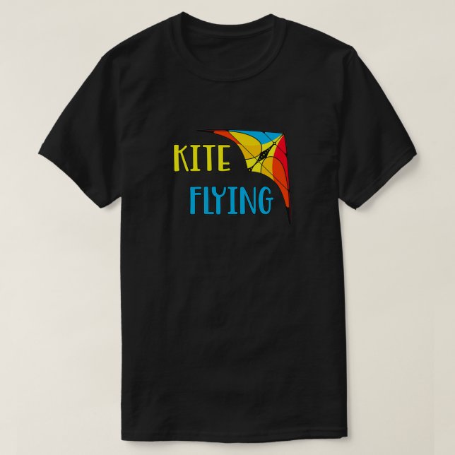 Camiseta Delta Glider Hang Gliding Stunt Kite Gift (Frente do Design)