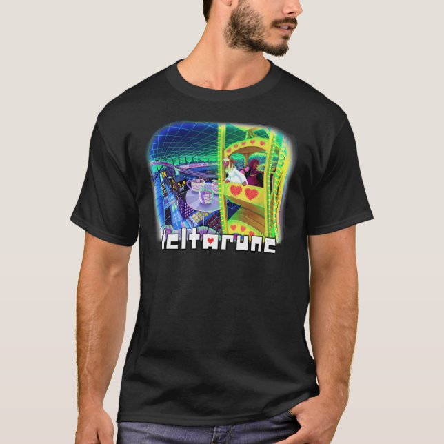 Camiseta DELTARUNE Capítulo 2 Cyber World Ferris Class (Frente)