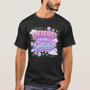 Camiseta Delulu é o Solulu – Estética Kawaii Fofa