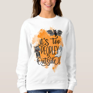 Camiseta Demasiadas Pessoas Fora do Feliz Vampiro Gato Hall