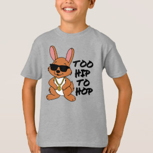 Camiseta Demasiado anca à páscoa da juventude do salto