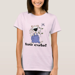 Camiseta demasiado bonito e presentes do gato do