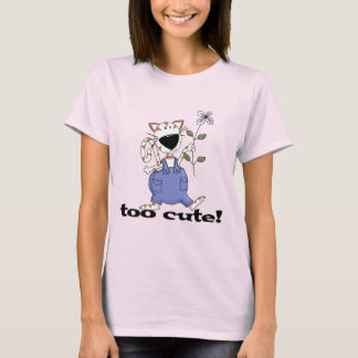 Camiseta demasiado bonito e presentes do gato do