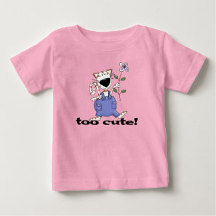Camiseta demasiado bonito e presentes do gato do