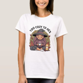 Camiseta Demasiado convento para o Hex — Chibi Witch Tea