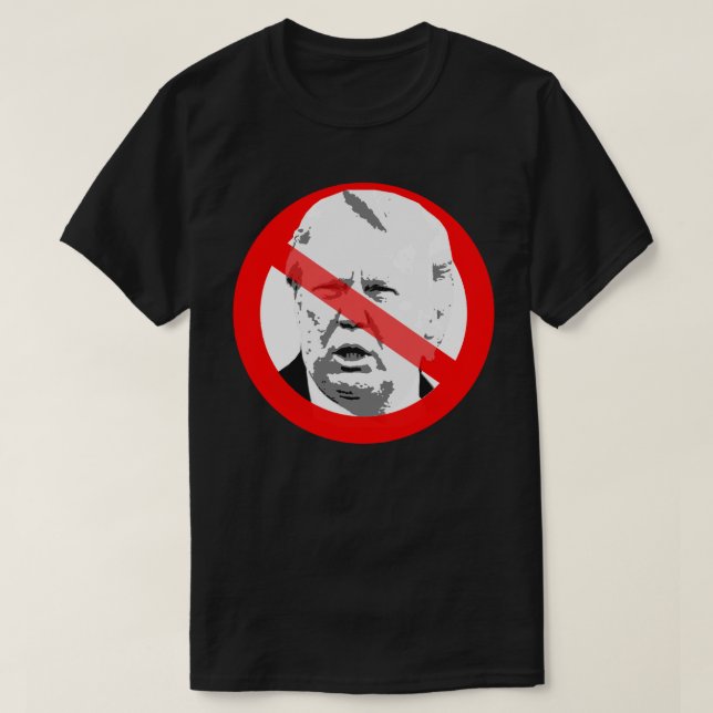 Camiseta Demência Anti-Donald Trump Cruzada (Frente do Design)