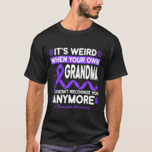 Camiseta Demência Avó Estranha Não Reconhece Memórias Dele