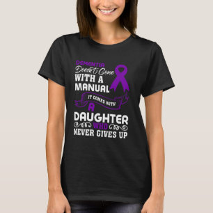 Camiseta Demência Filha Alzheimer Sensibilização Mãe